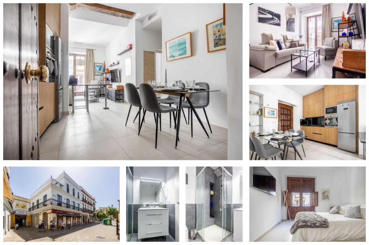 סביליה Comfy Away - Apartamento Exclusivo Mercado De Triana Con Balcon מראה חיצוני תמונה